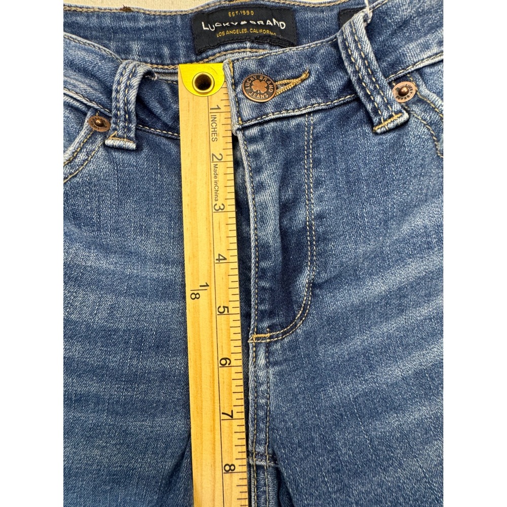 Lucky Brand Sasha Super Skinny Jeans Womens 4/27 Blue Mid Rise Denim - Picture 8 of 13